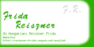 frida reiszner business card